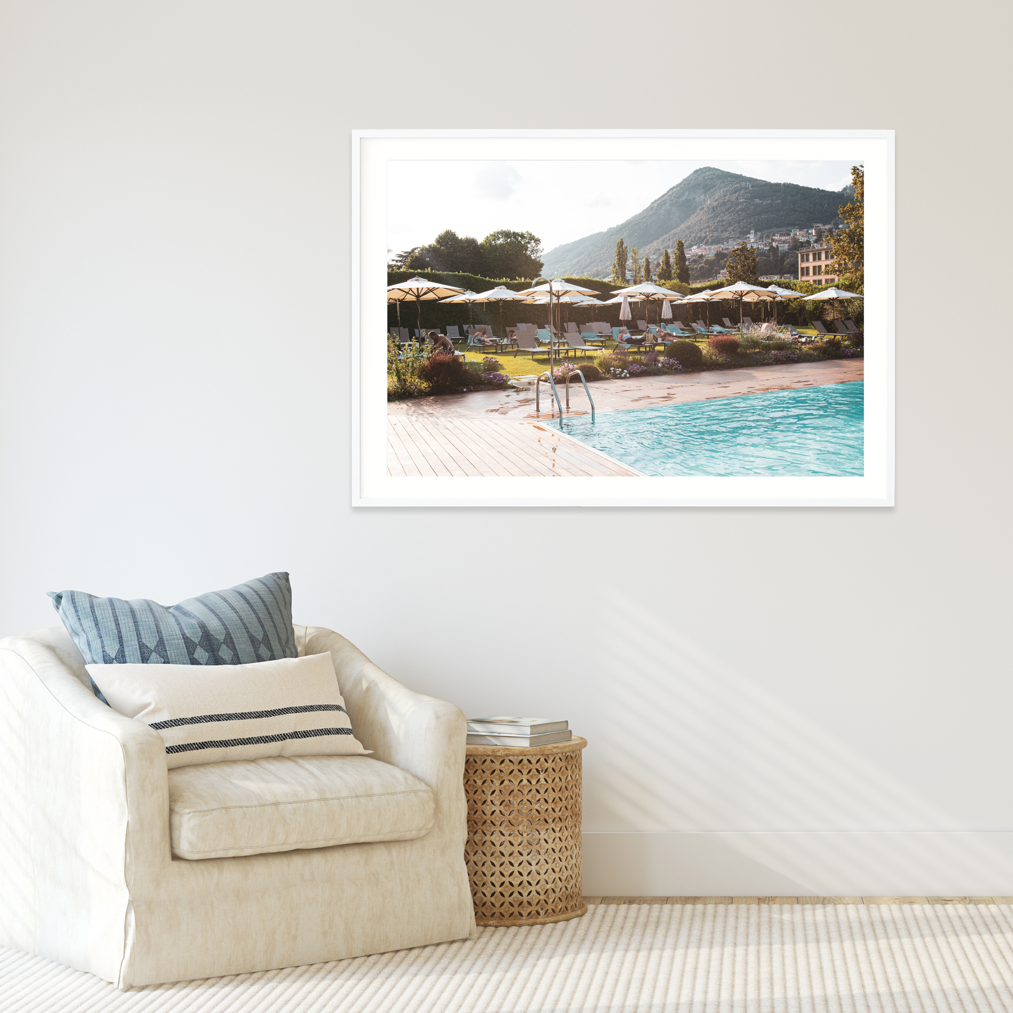 Poolside in Como